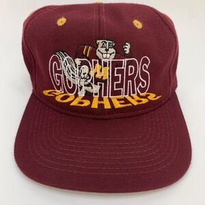 Vintage Minnesota Gophers Snapback Hat Big Ten NCAA #1 Apparel  USA Made